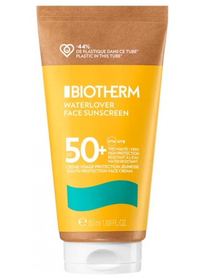 بيوثيرم كريم بيوثيرم ووترلوفر الواقي من الشمس للوجه، كريم حماية الشباب بعامل حماية من الشمس 50+، 50 مل - Image 1